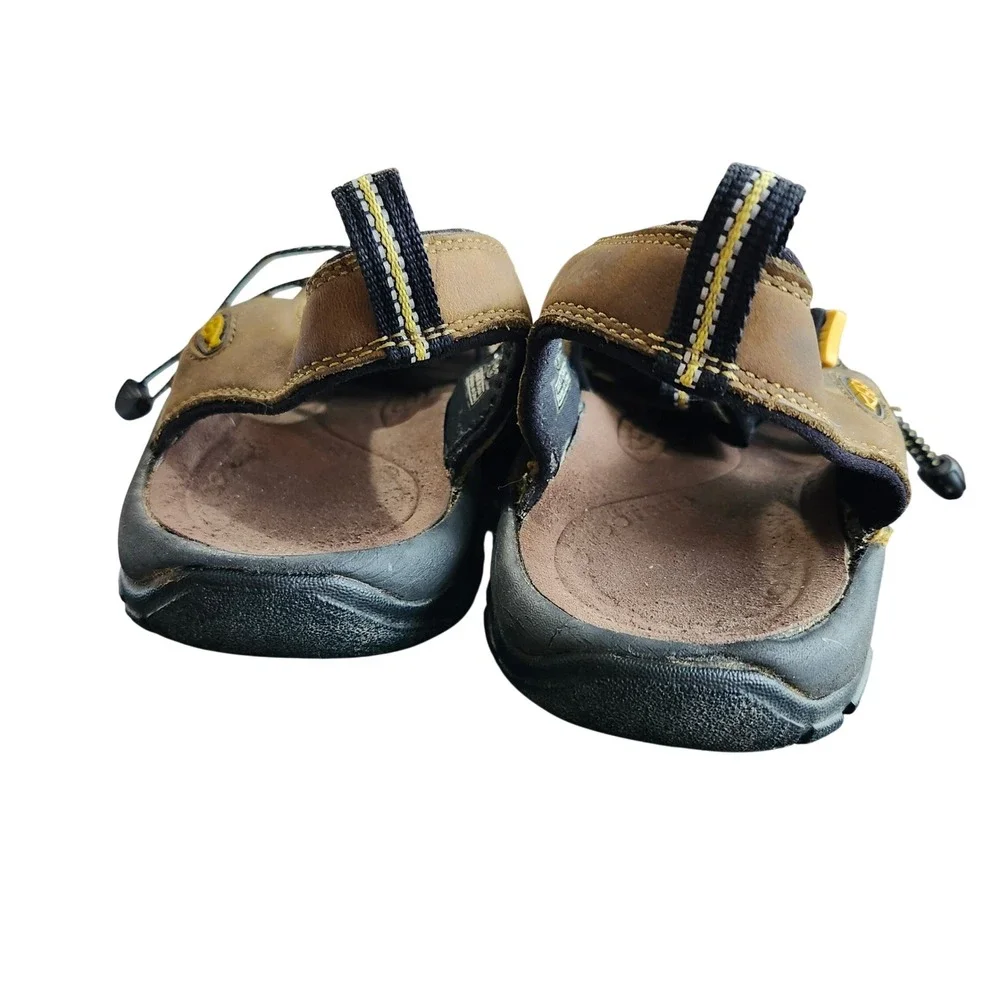 KEEN Newport H2 Sandals Mens 10 Brown Leather Waterproof Hiking Sport Shoes